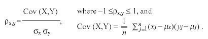 statistical formula for rx,y